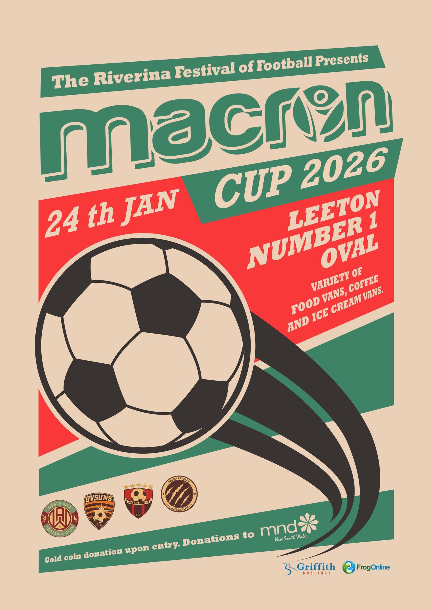 Macron Cup 2025 Draw Announced in Leeton